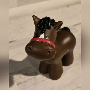 1997 Fisher Price Horse Brown Red Halter Figure Toy [ Read Details ]